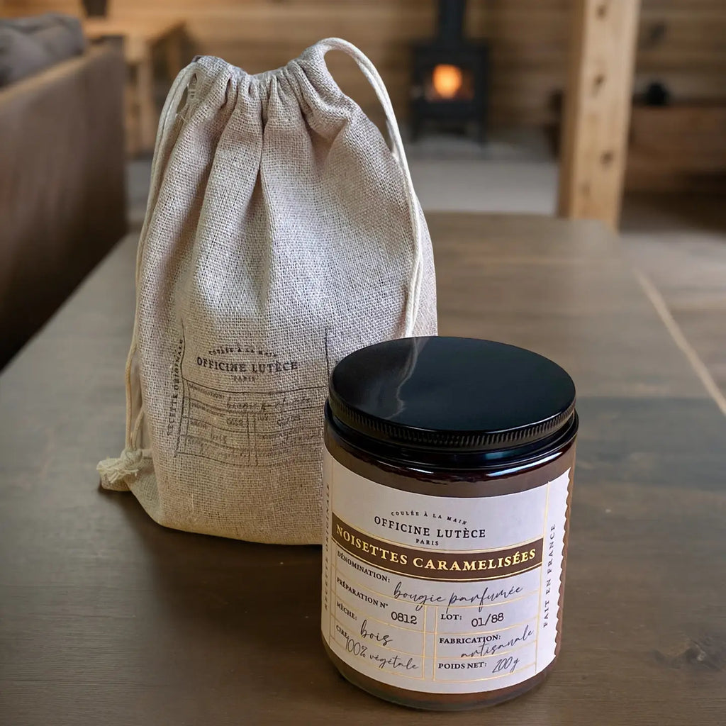 Ароматна свещ Карамелизирани лешници – Officine Lutèce, 200 г