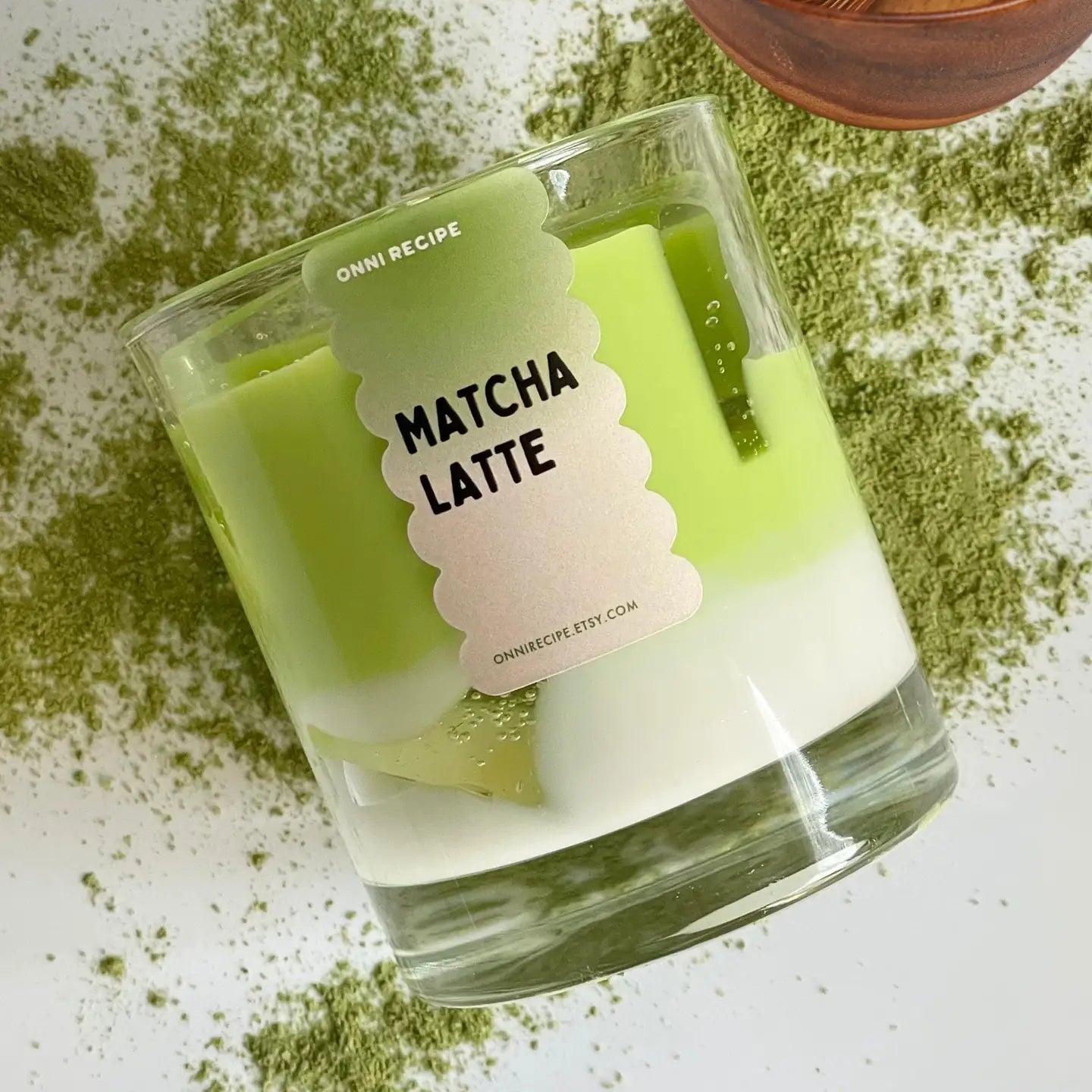 Свещ Matcha Latte