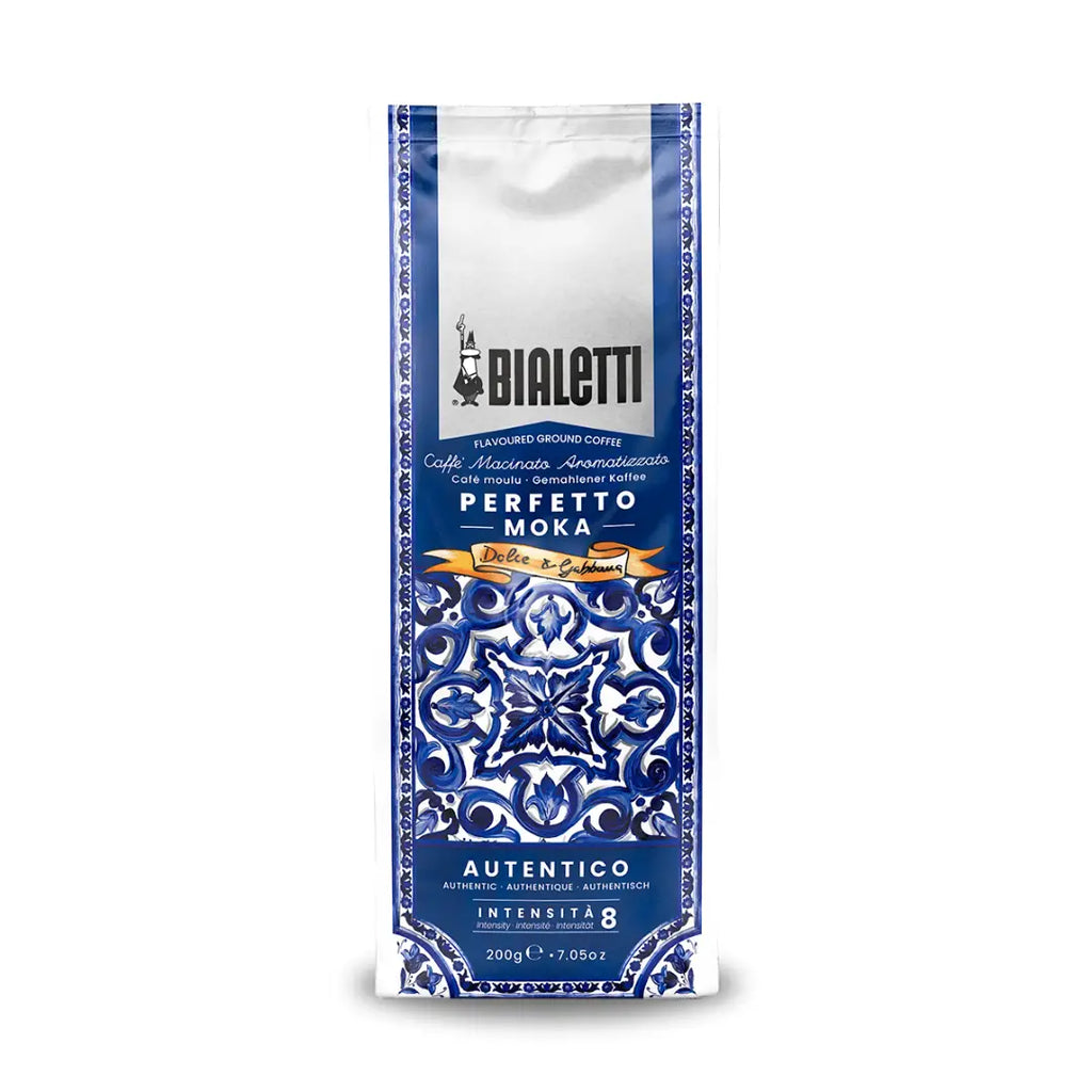 Bialetti x Dolce&Gabbana Blue Mediterranean – Смляно кафе Perfetto Moka Autentico 250г.