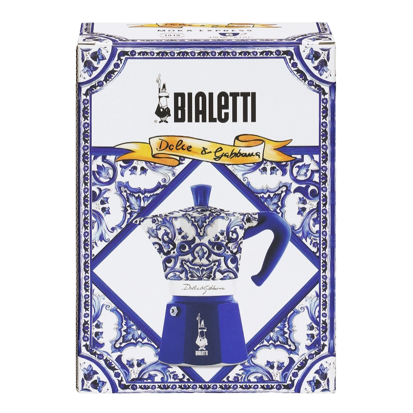 Bialetti x Dolce&Gabbana Blue Mediterranean – Кафеварка Moka Express за 3 чаши