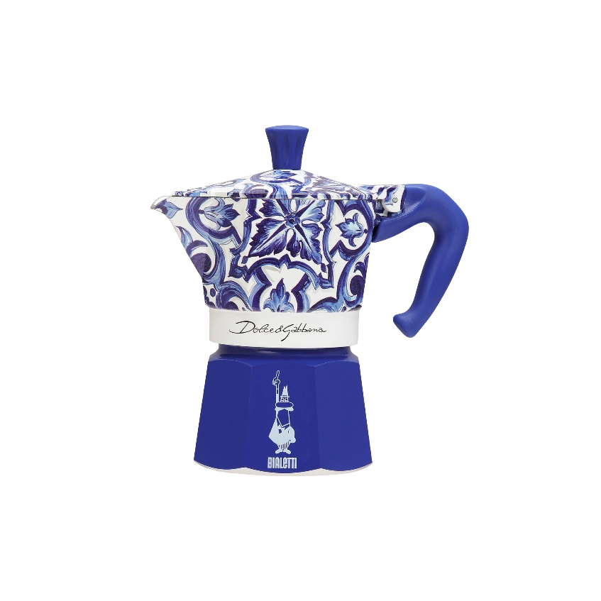 Bialetti x Dolce&Gabbana Blue Mediterranean – Кафеварка Moka Express за 3 чаши