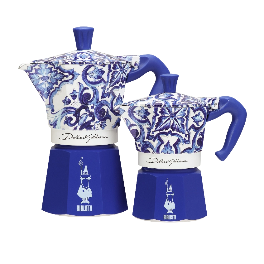 Bialetti x Dolce&Gabbana Blue Mediterranean – Кафеварка Moka Express за 3 чаши